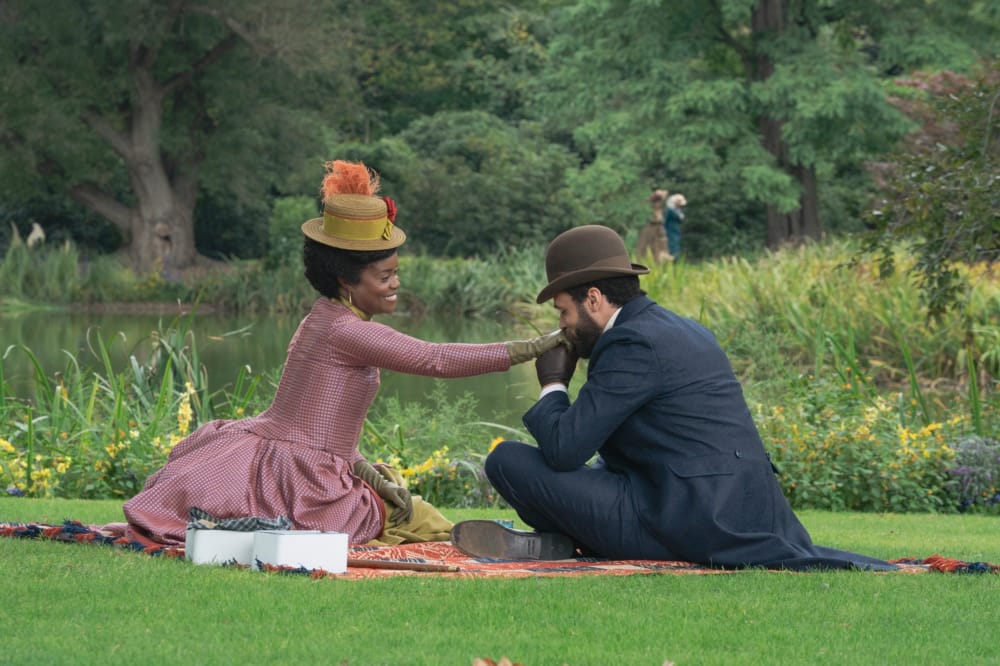 Denée Benton, Jordan Donica in the park