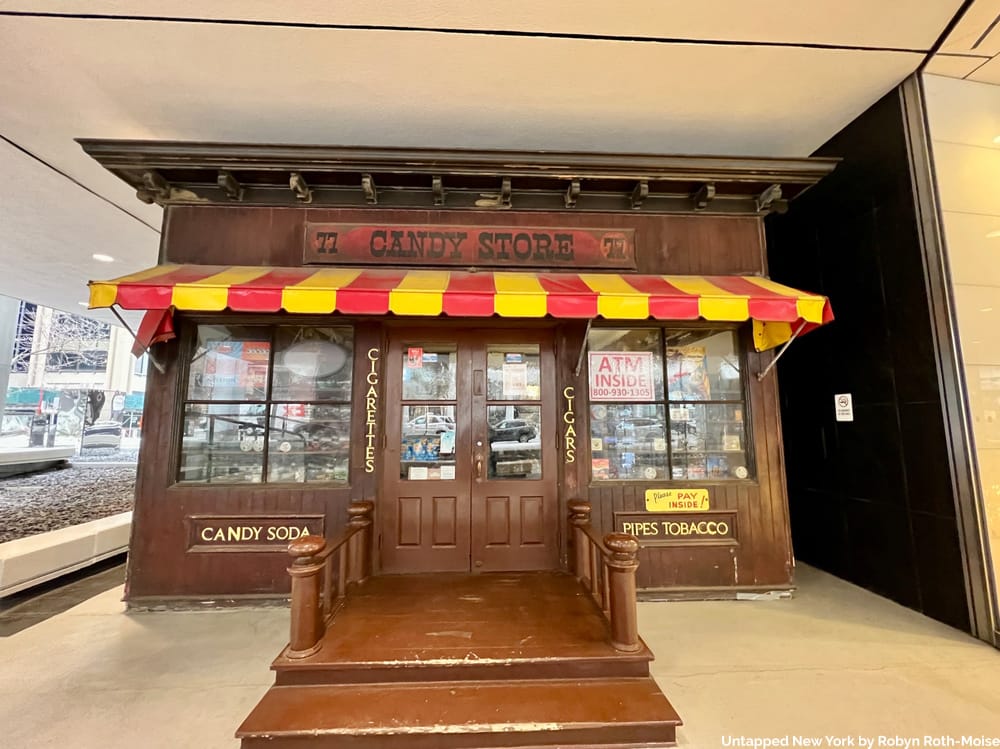 Old fashioned candy store at 77 Water Street