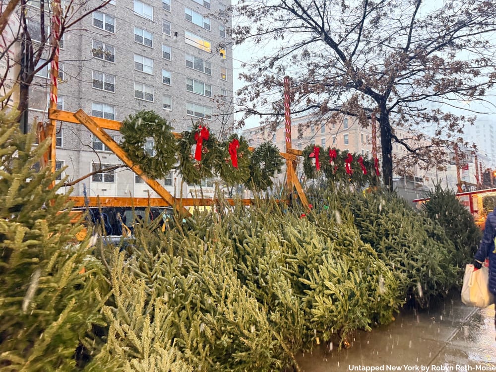 Christmas Tree Stand in New York City