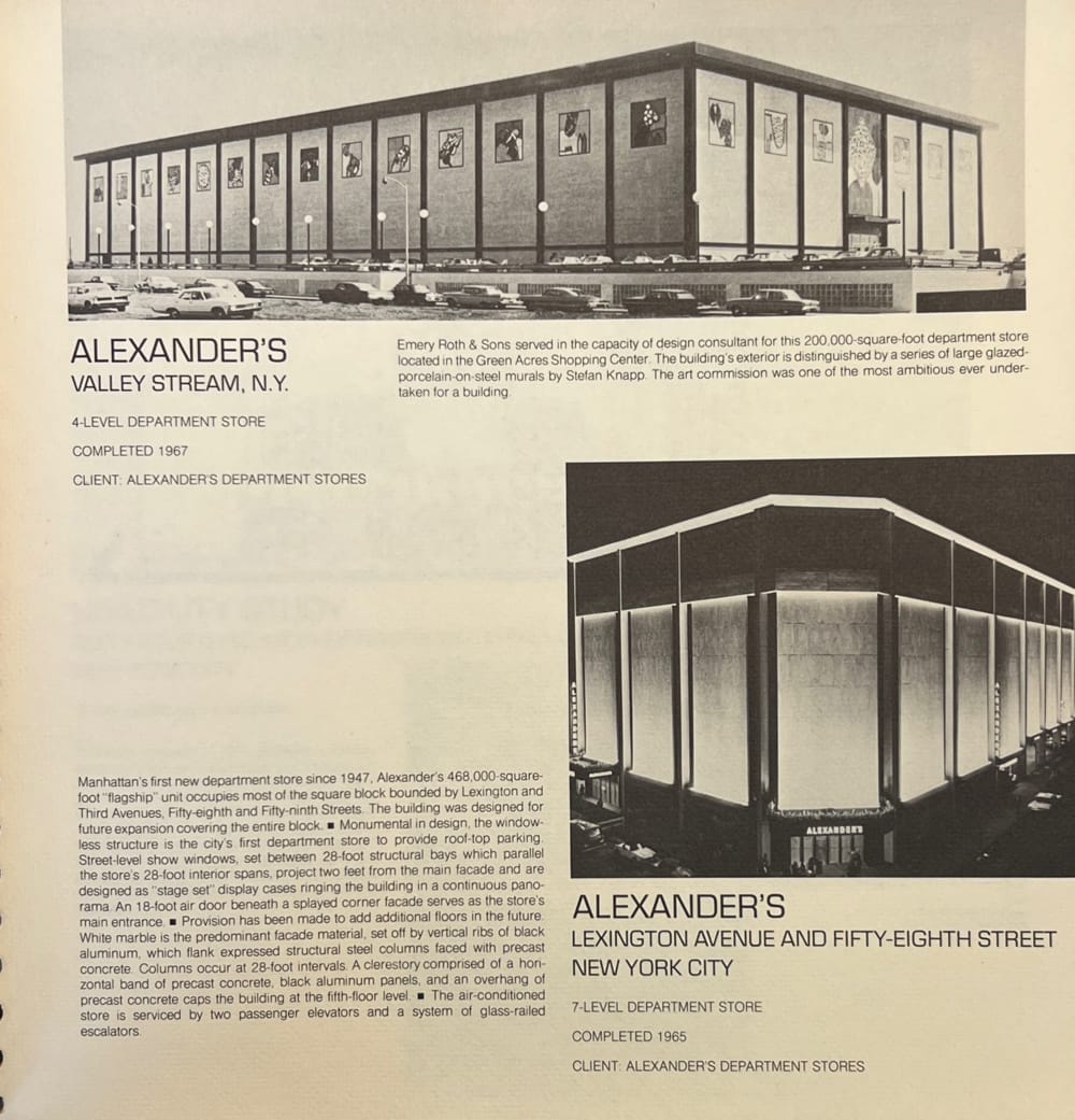 Page from the Brochure of Emery Roth & Sons