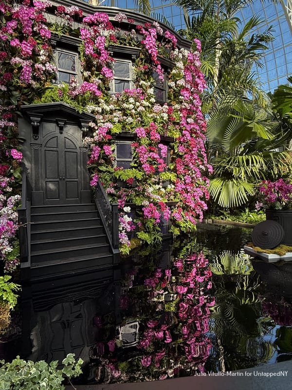 Mr. Flower Fantastic's Brownstone at NYBG Orchid Show