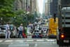 Traffic on a Manhattan Street