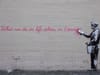 Banksy in NYC Day 14: What We Do In Life Echoes in Eternity (Queens)