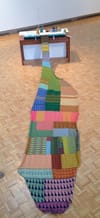 Fun Maps: Someone Knitted a 14 Foot Map of Manhattan