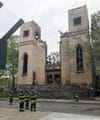 Beth Hamedrash Hagadol Synagogue Destroyed by Fire on the Lower East Side