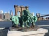 There’s a Monument to an Elephant Stampede in NYC’s Brooklyn Bridge Park