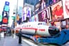 A Vintage TWA Plane is in Times Square En Route to Become Cocktail Lounge at New TWA Hotel