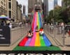 Giant Rainbow Slide in Flatiron Plaza Kicks Off Celebrations for Pride Week  in NYC