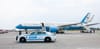 Air Force Two Arrives at LaGuardia Airport