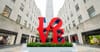 Robert Indiana Love sculpture at Rockefeller Center