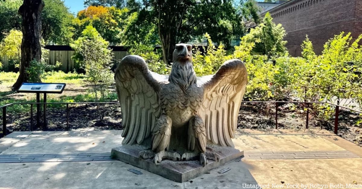 An Original Penn Station Eagle Lives at the National Zoo in D.C. - Untapped New York