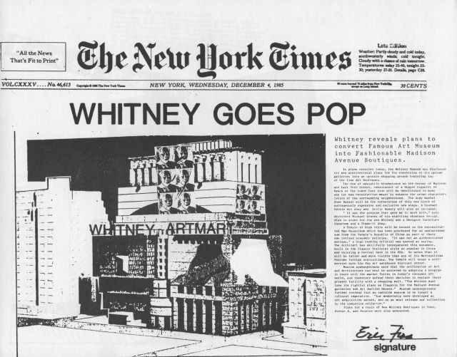 The NYC That Never Was: Wild Alternative Plans for the Whitney Museum